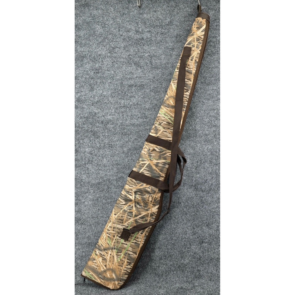 Vintage Allen Model 732 Soft Gun Case 52x8"Camo Padded Full Zip Strap Hunt USA